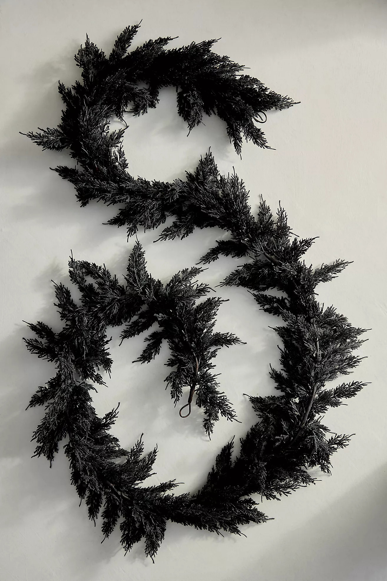 Faux Black Juniper Garland, 9\u2019 | Anthropologie (US)