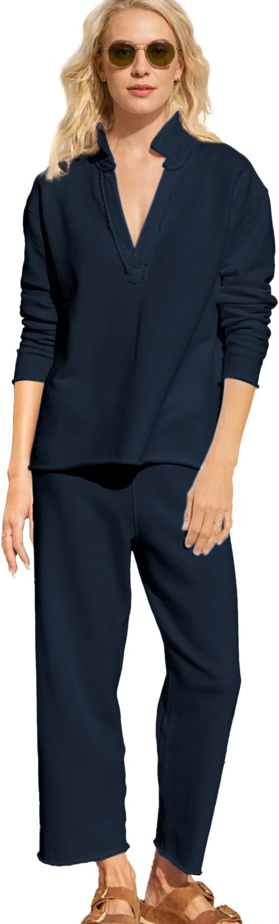 Women Tracksuits 2 Piece Set Carmel Travel Set Patrick Pullover Sweatshirt Catherine Sweatpants C... | Amazon (US)