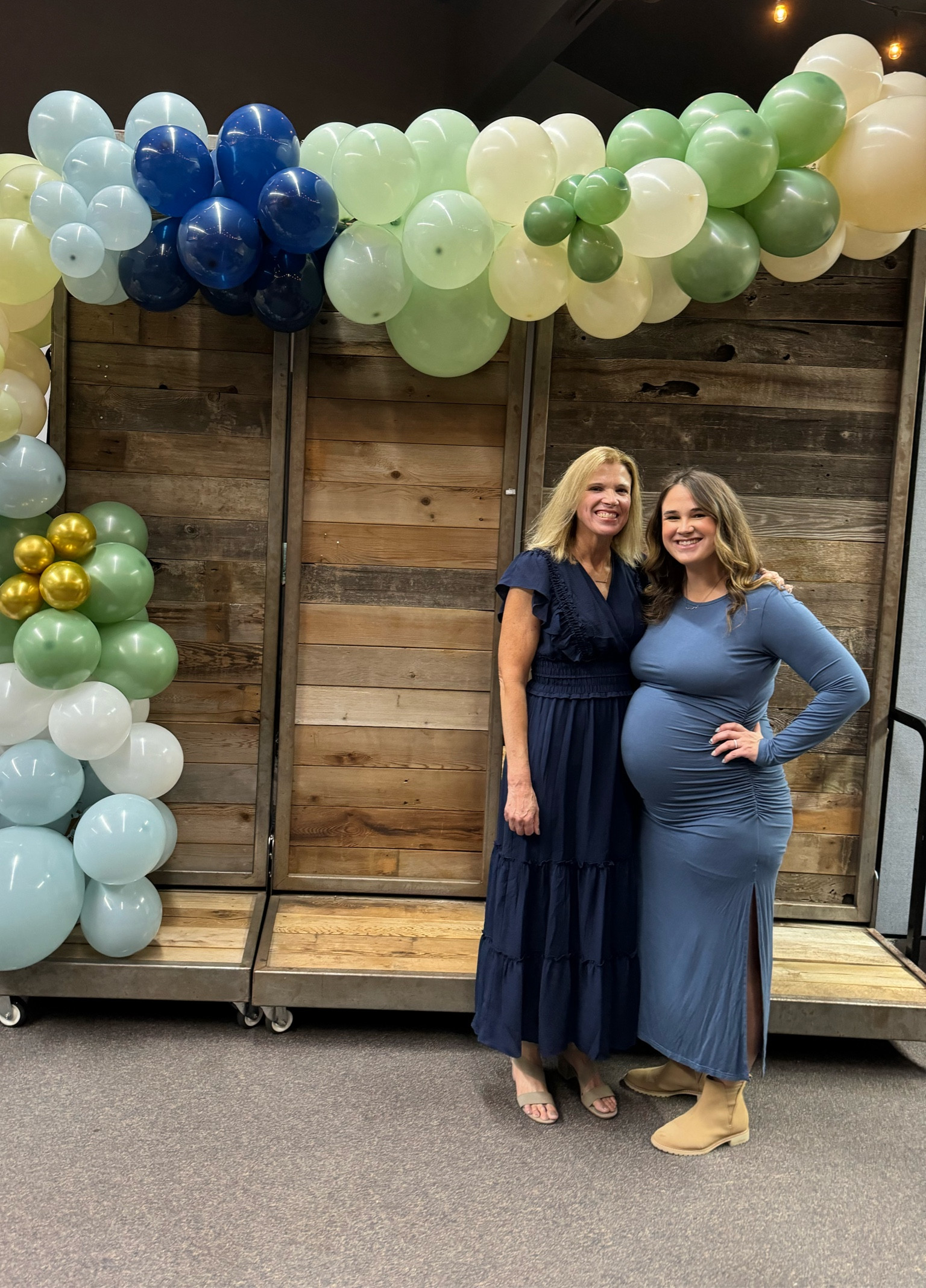 Loved this blue baby shower dress for our sweet baby boy! Runs true to size, and super comfy! 

#LTKfindsunder50 #LTKbump #LTKbaby