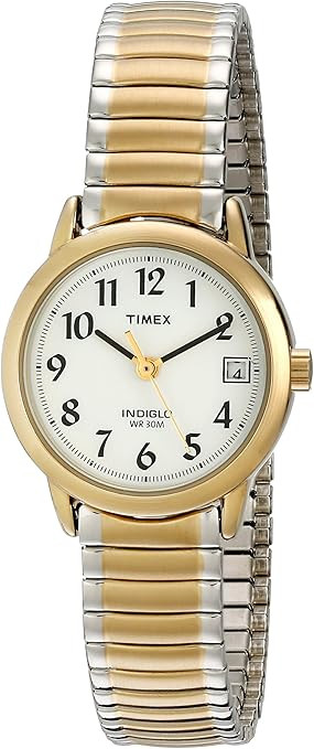 Amazon.com: Timex Women's T2H491 Easy Reader 25mm Two-Tone Stainless Steel Expansion Band Watch :... | Amazon (US)