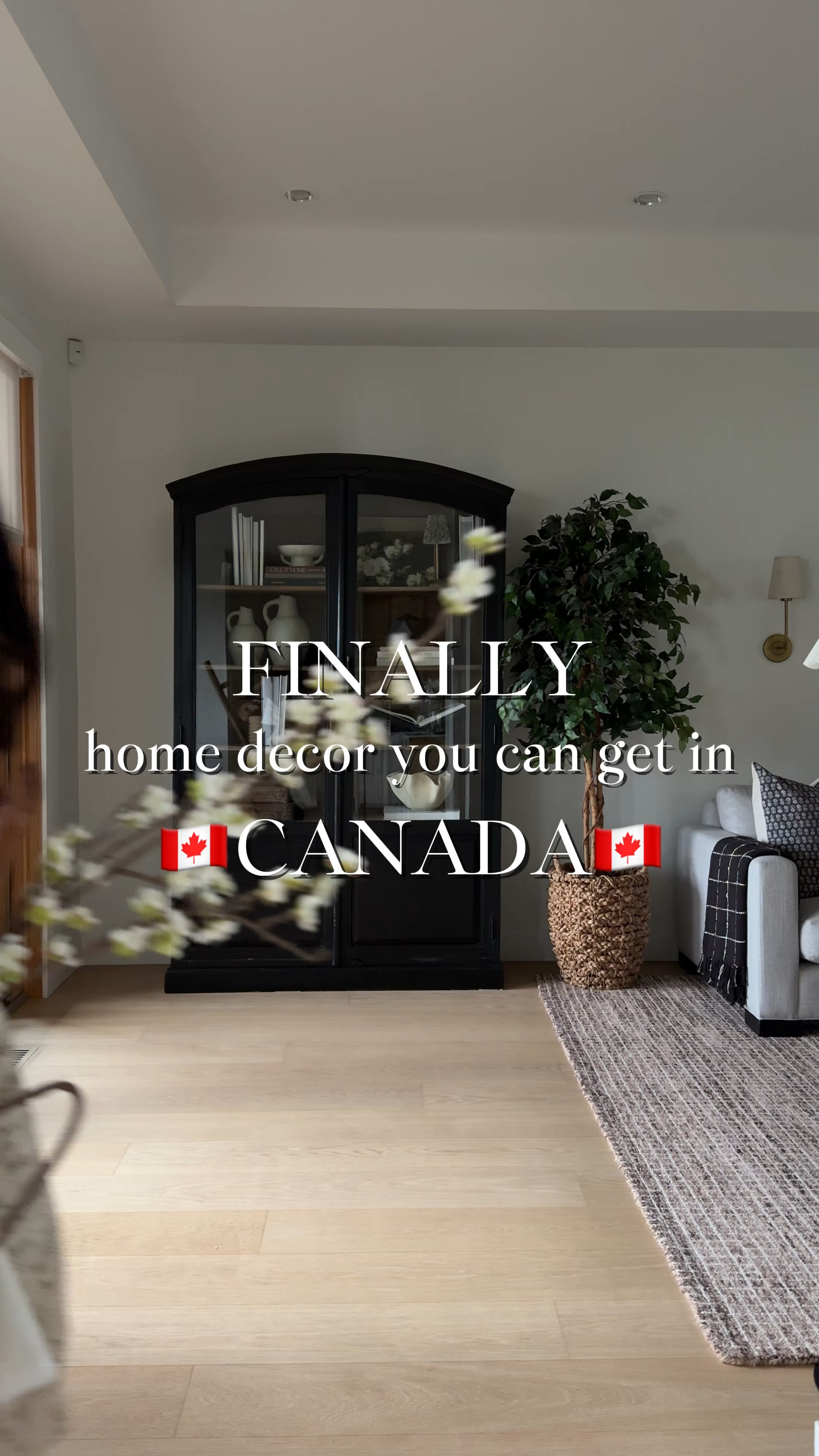 Home decor finds in Canada. Curtains in Canada. Cherry blossoms. Decorative bowl. 

#LTKcanada #LTKcasa