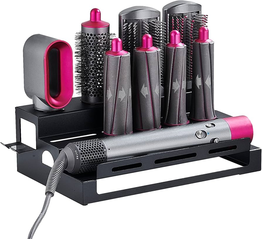 Storage Holder for Dyson,3 Layer Design Hair Airwrap Organizer,Stainless Steel Blow Dryer Holder ... | Amazon (US)