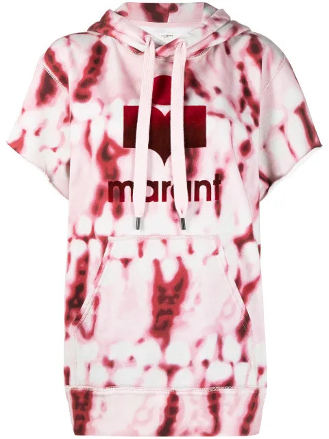 tie dye print hoodie | Farfetch (US)