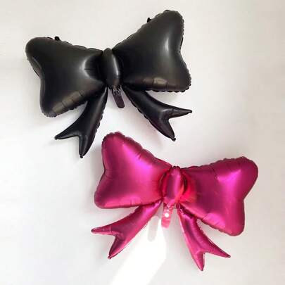 Creative Bow Balloons, Black Bow Balloons, Pink Bow Balloons, Can Be Used For Gender Reveal, Birthday Party Decor, Baby Shower Decor, Bridal Wedding D | SHEIN