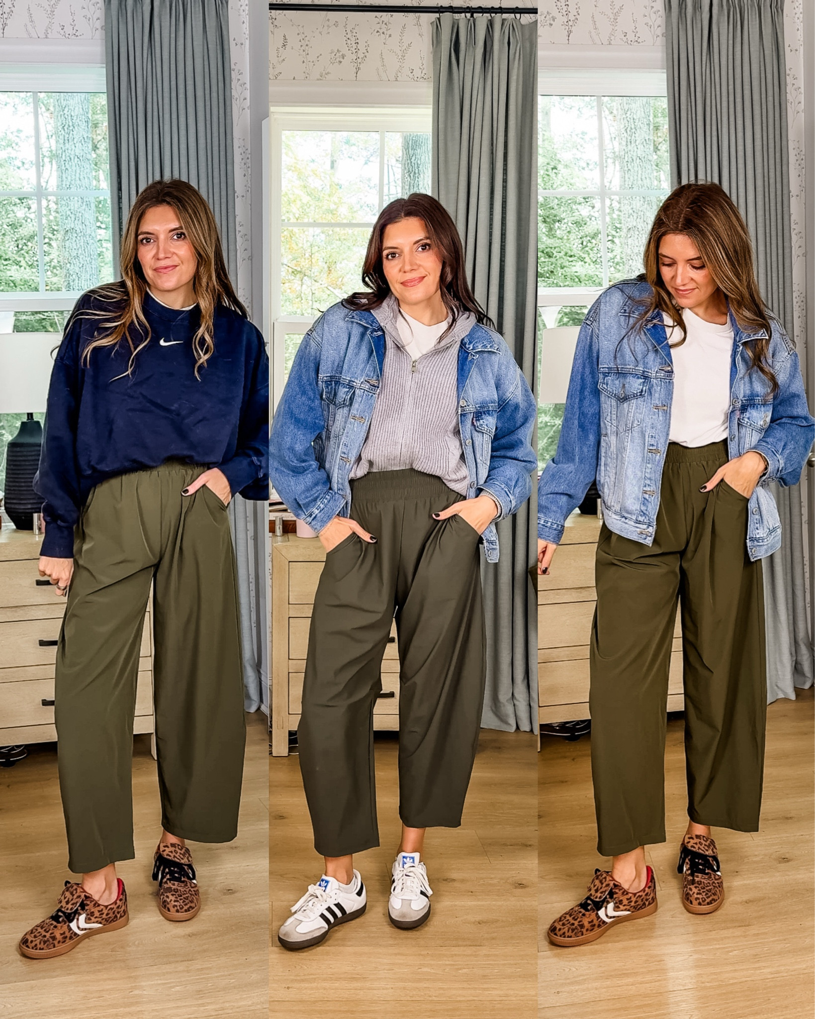 50% off our favorite barrel leg pants! I wear a size small. I’m 5’7” old navy Black Friday @oldnavy 

#LTKCyberWeek #LTKSaleAlert #LTKOver40