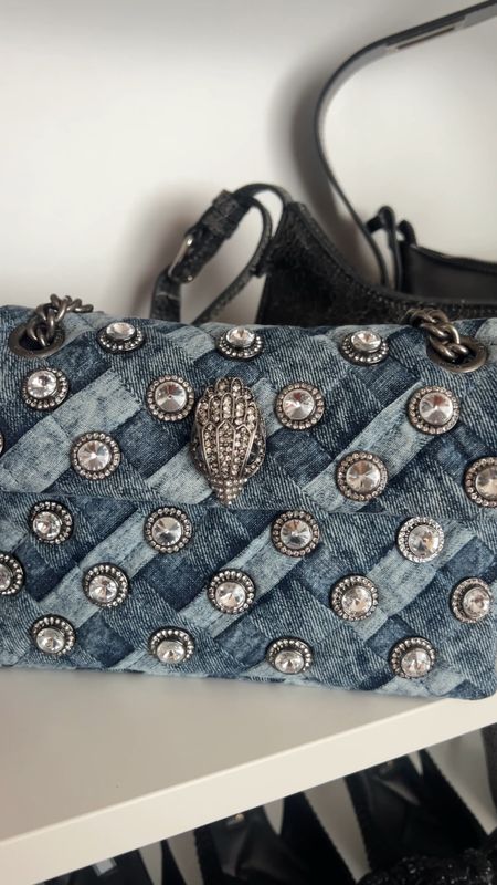 New Collection Kurt Geiger denim 

Crystal denim mini Kensington handbag - denim bag - denim sandals - denim flats - denim hat - spring summer accessories 

#LTKbag #LTKspring