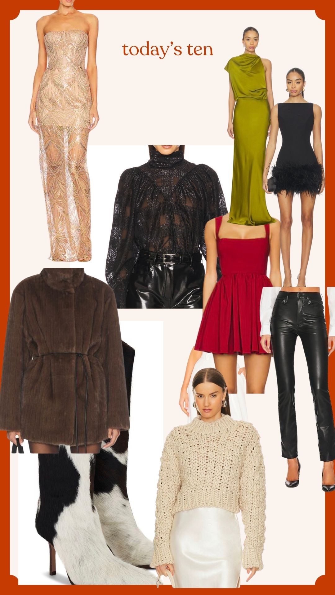 Today’s ten featuring revolves 20% off sale!!!