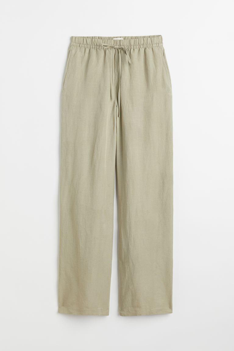 Weite Hose aus Leinenmix | H&M (DE, AT, CH, NL, FI)