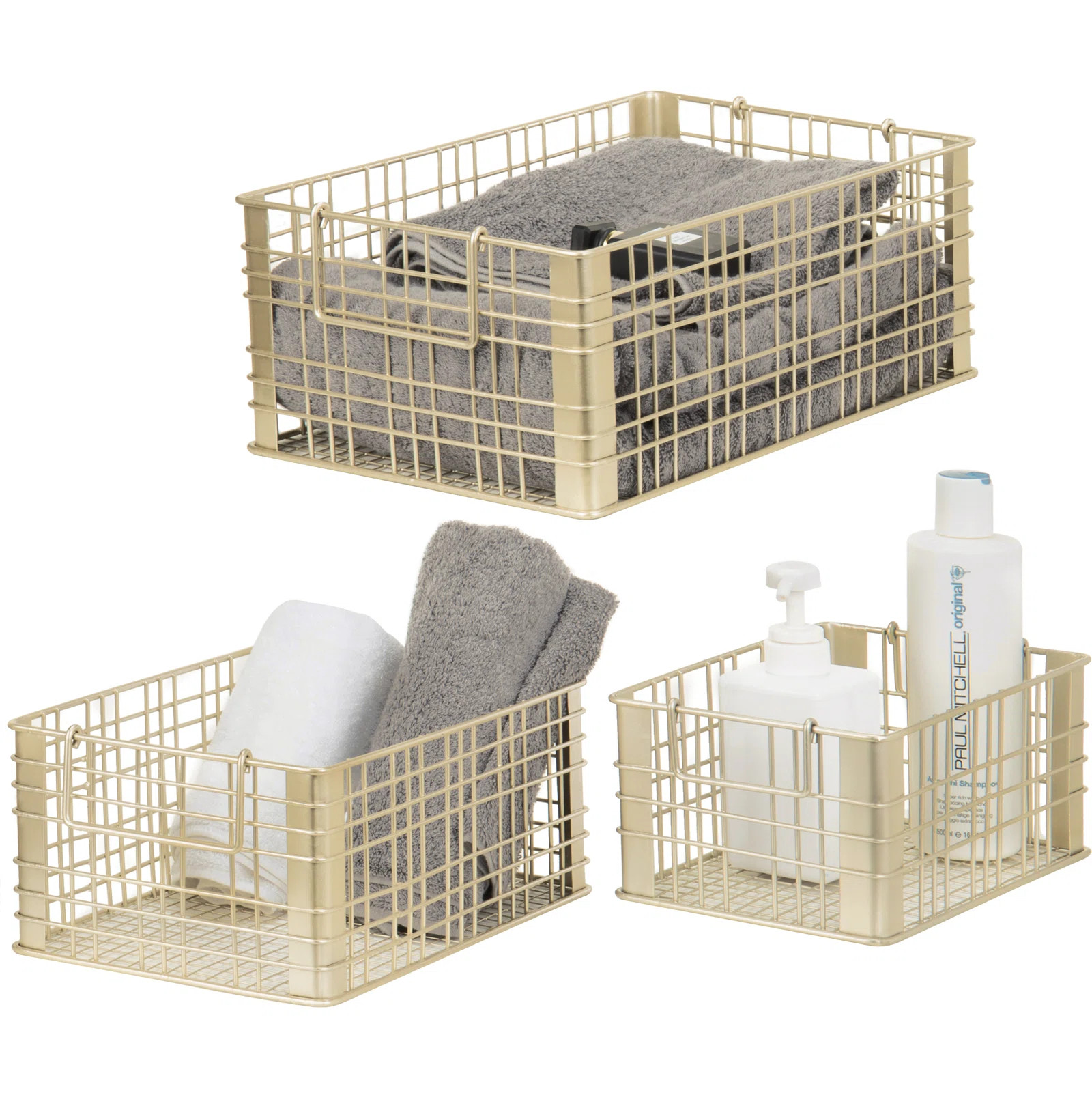 Everly Quinn Metal Wire Nesting Storage Basket Set & Reviews | Wayfair | Wayfair North America