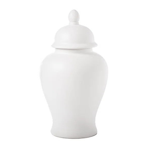 Noah White Ceramic Ginger Jar | Wayfair North America