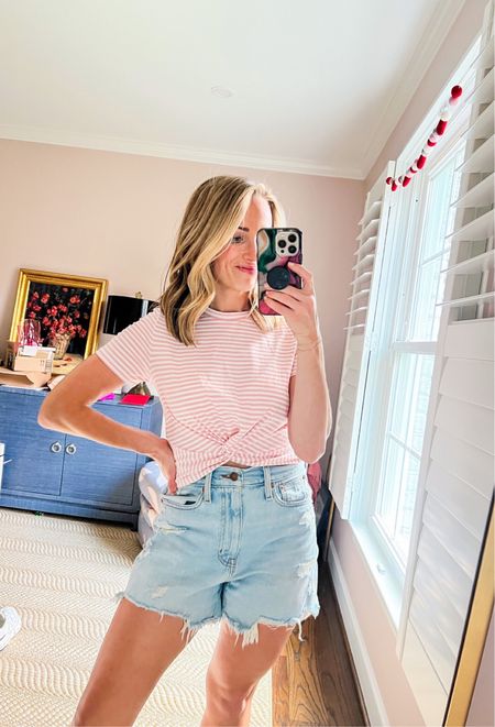 Amazon cropped stripe top — a tiny bit too cropped for me to wear, but SO cute if you like to show a little skin! Wearing an XS.

#LTKFind#LTKstyletip#LTKunder50