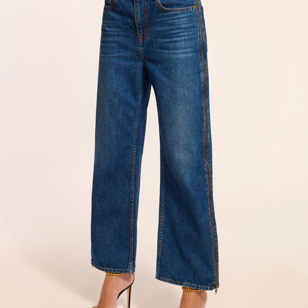 Kianna Low-Rise Zipper Jean | Ramy Brook