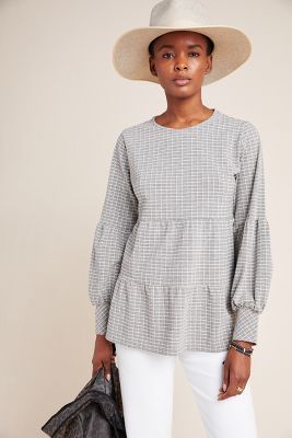 Norma Tiered Babydoll Top | Anthropologie (US)