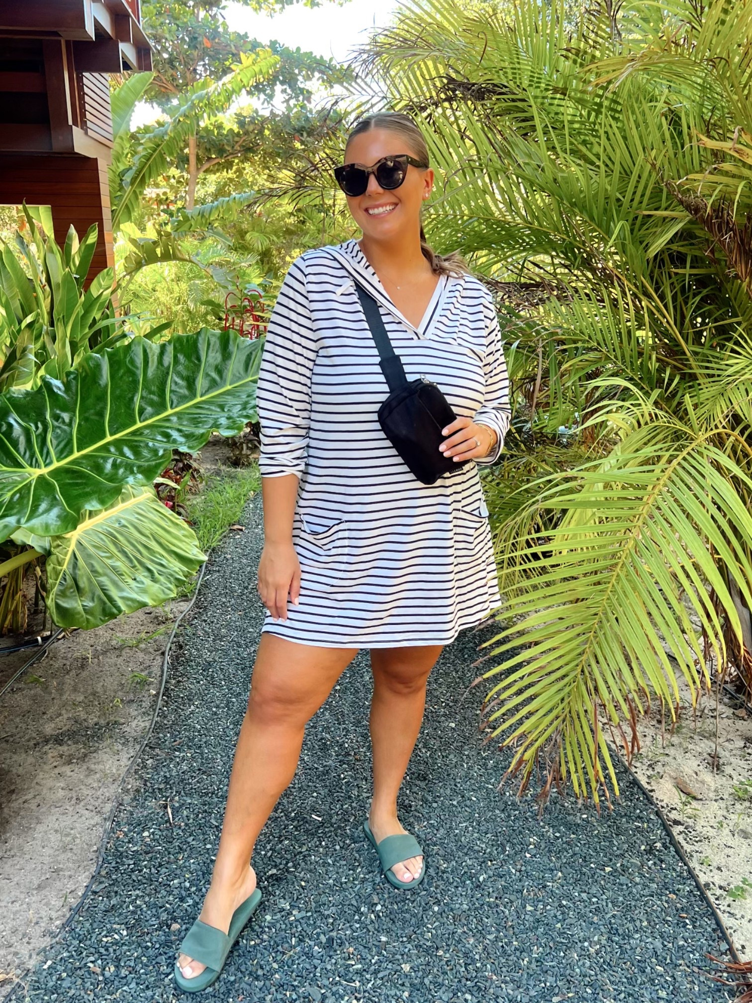 Wearing size XL in UPF coverup. 

#LTKMidsize #LTKStyleTip #LTKSwim