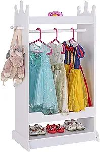 UTEX Kid’s See and Store Dress-up Center, Costume Closet for Kids, Open Hanging Armoire Closet,... | Amazon (US)