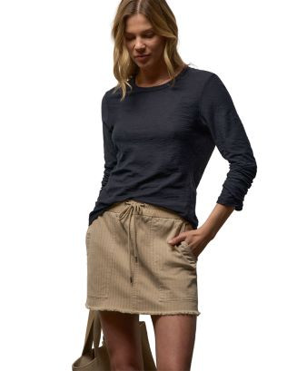 James Perse Sheer Slub Long Sleeve Crew Tee | Bloomingdale's Women Tops & Tees | Bloomingdale's (US)
