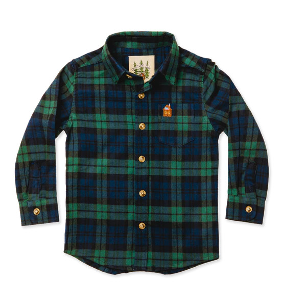 Under the Mistletoe Kids Flannel Shirt | Kiel James Patrick