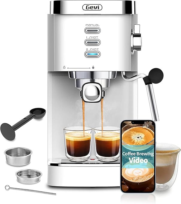 Gevi Espresso Machines 20 Bar Fast Heating Automatic Cappuccino Coffee Maker with Foaming Milk Fr... | Amazon (US)