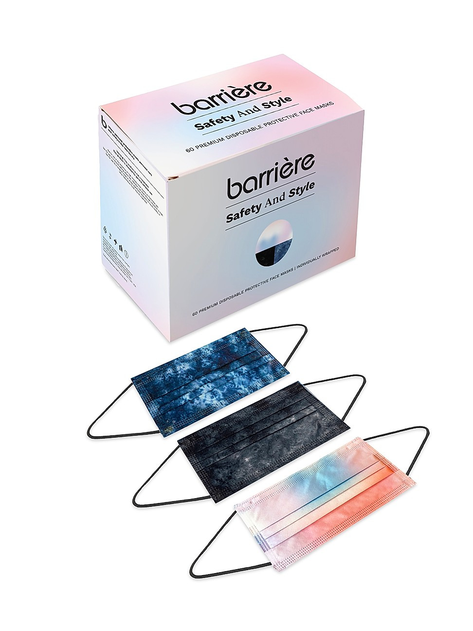 Tie-Dye & Ombré Face Masks 60-Pack | Saks Fifth Avenue