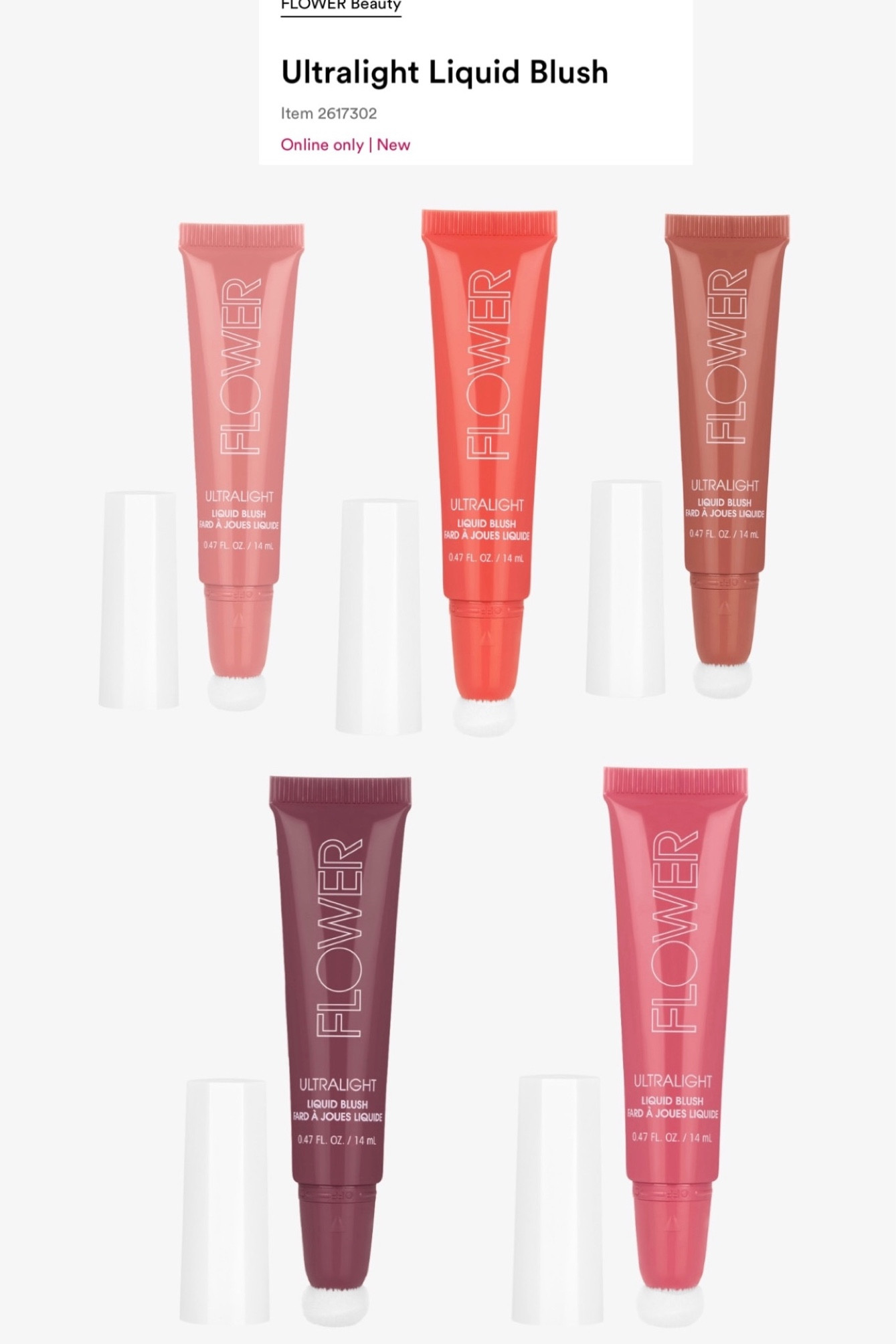 New Flower Beauty liquid blushes! 
Liquid blush, ULTA, makeup, beauty 


#LTKbeauty #LTKstyletip #LTKsalealert