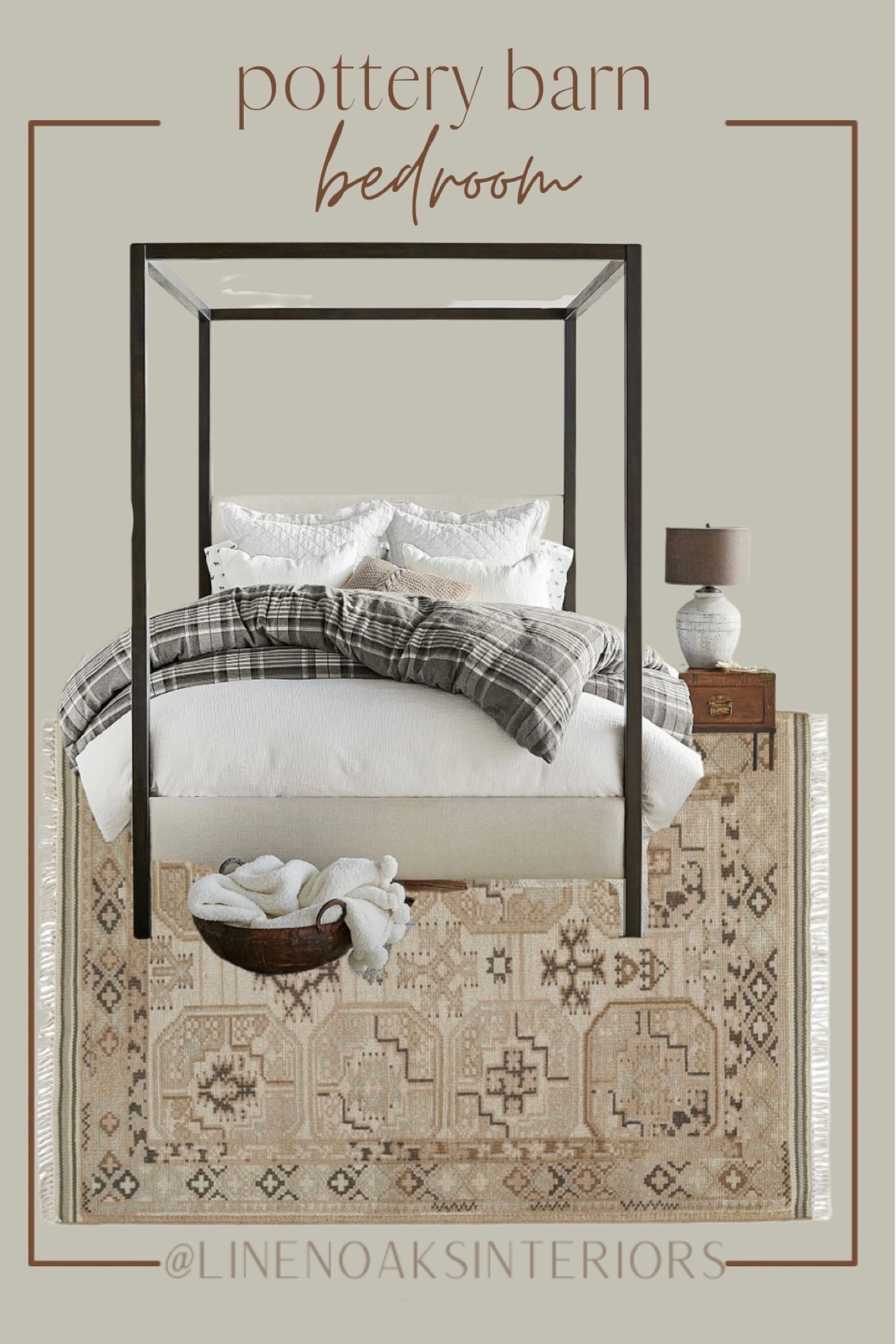Shop this Pottery Barn bedroom design! 





Canopy bed, rug, lamp, side table, basket, blanket, throw blanket, comforter, neutral room, cozy bedroom 

#LTKsalealert #LTKfindsunder100 #LTKhome