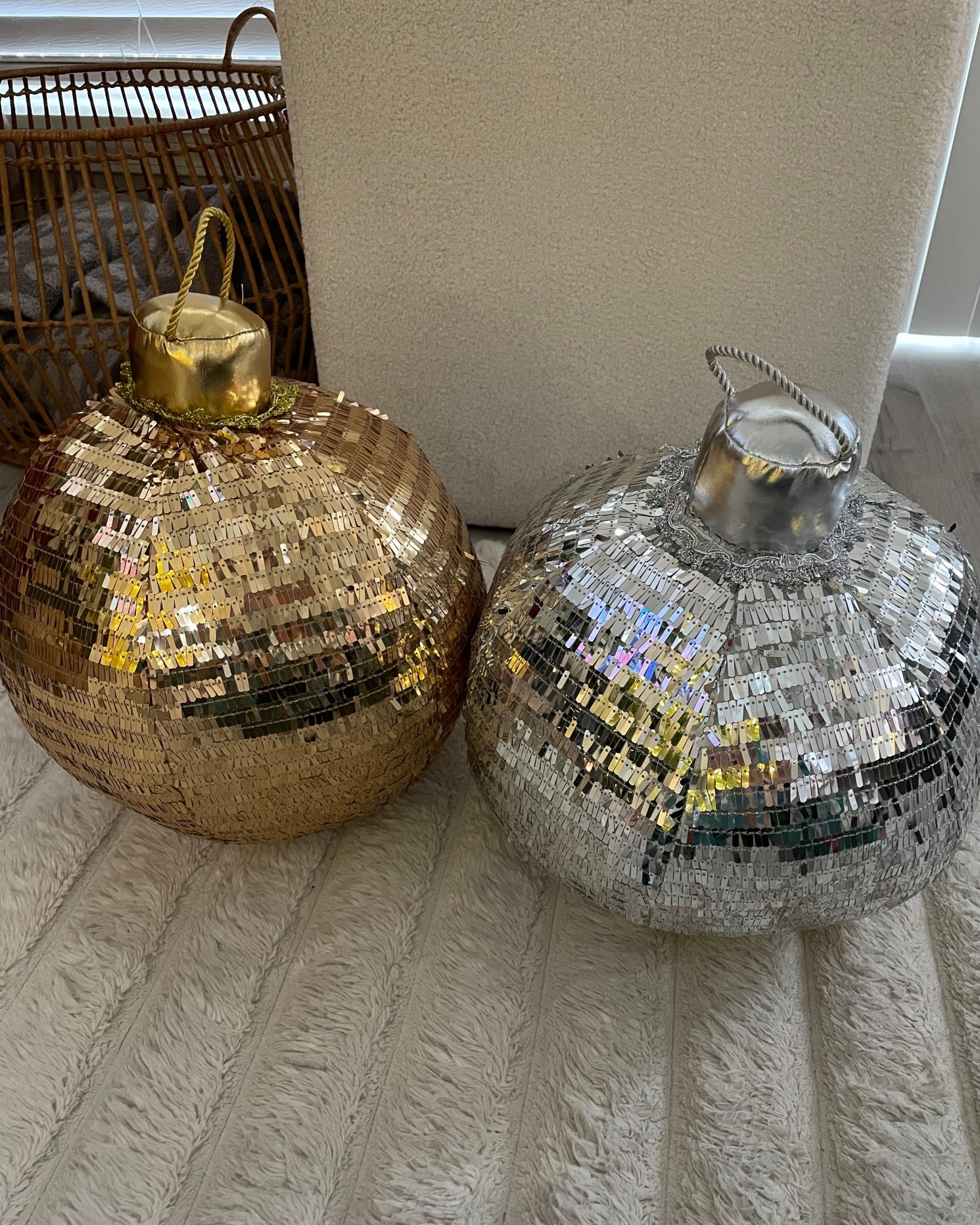 NYE Disco ball pillows decor 

#LTKHoliday #LTKFindsUnder50