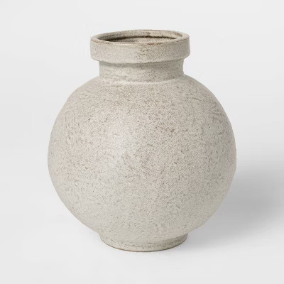 Round Textured Ceramic Vase - Threshold™ designed with Studio McGee | Target