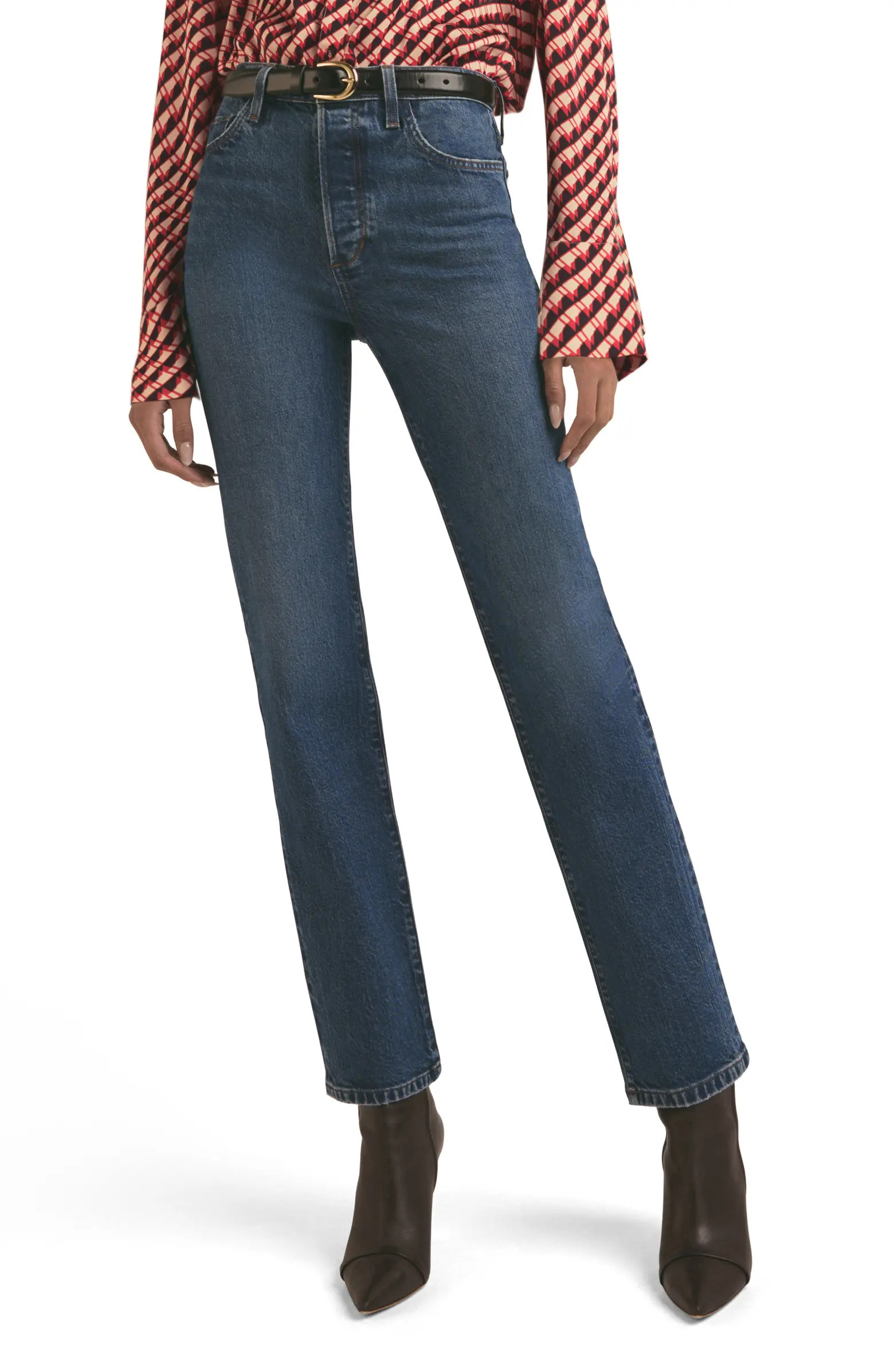x 'Nobody Wants This' The Valentina High Waist Straight Leg Jeans | Nordstrom