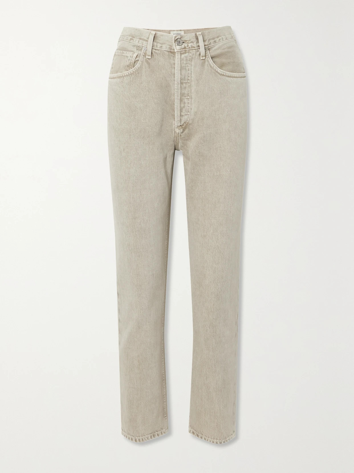 Citizens of Humanity - Jolene High-rise Slim-leg Jeans - Neutrals | NET-A-PORTER (US)
