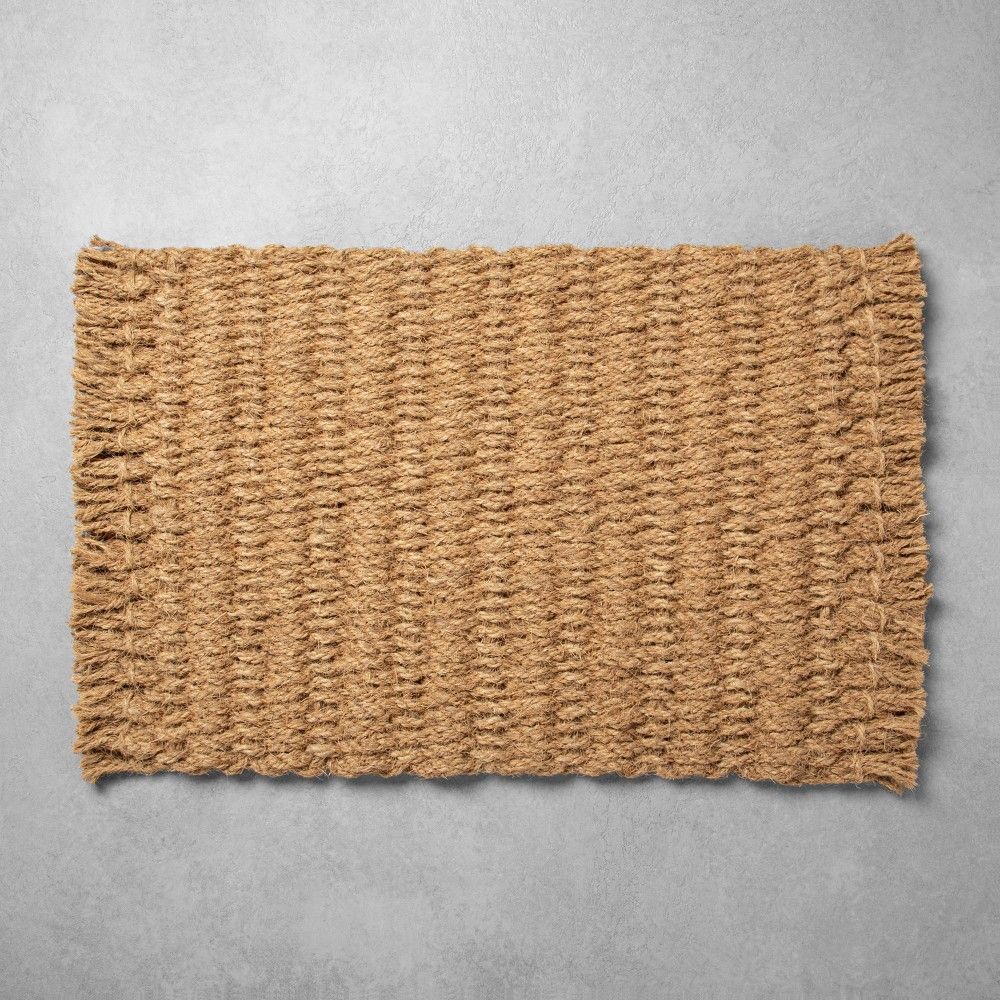 Oversized Braided Coir Doormat - Hearth & Hand with Magnolia | Target