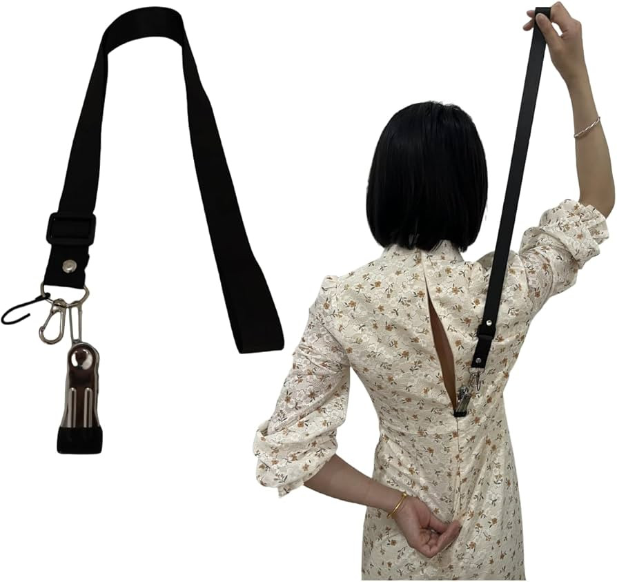 Generic Dress Zipper Pull Helper with Hooks and Clip - Easy Zipper Pulls for Dresses (Black), J40... | Amazon (US)