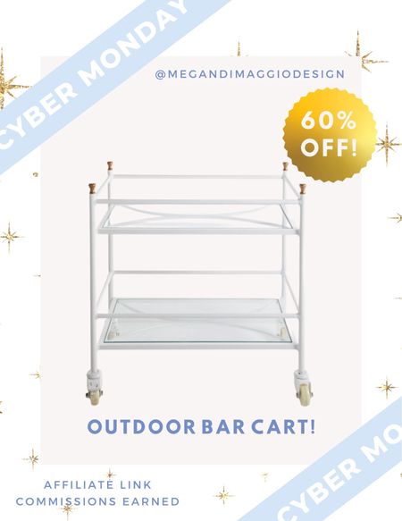 Wow!! Major deal alert on this white indoor/outdoor bar cart!! Now score it for 60% OFF!! That’s like getting outlet pricing, but online! 🙌🏻🏃🏼‍♀️

#LTKhome #LTKCyberWeek #LTKsalealert