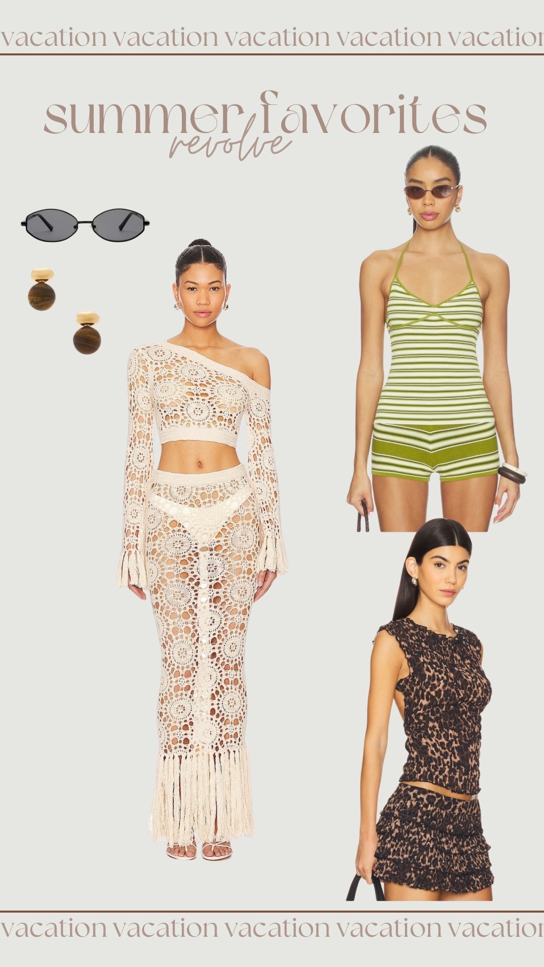 Revolve summer— vacation 

Summer 
Vacation 
Resort wear 
Ootd 
Mom style 
Petite 
Over 40 
Coverup 
Beach coverup 
Europe 
Summer travel

#LTKSeasonal #LTKootd #LTKPetite