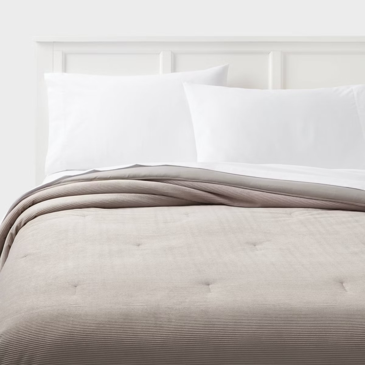 Full/Queen Corduroy Plush Comforter Copper - Room Essentials™: Eco-Friendly, Teen-Friendly, Lig... | Target