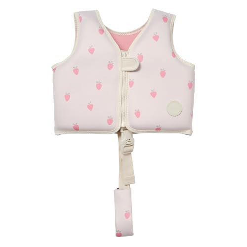 SUNNYLiFE Kids Swim Vest, Size 2-3, Strawberry Sunshine, EPE/Natural Rubber/Polyester, 14.57x12.8x1.97 Inches, 0.68 lbs | Amazon (US)