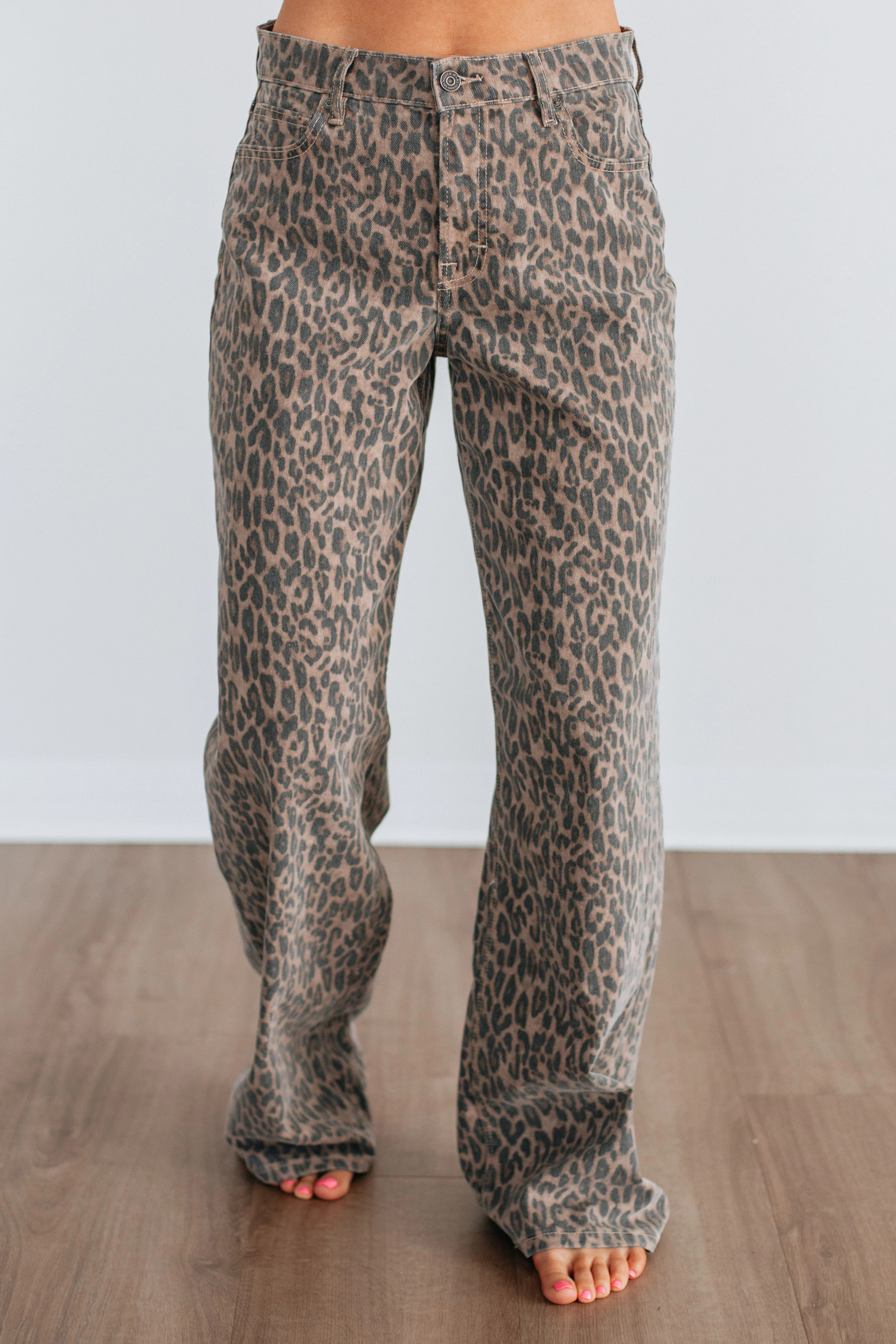 Alyx Hidden Jeans - Cheetah | Wild Oak Boutique