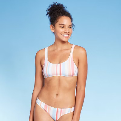 Juniors' Scoop Neck Bralette Bikini Top - Xhilaration™ | Target