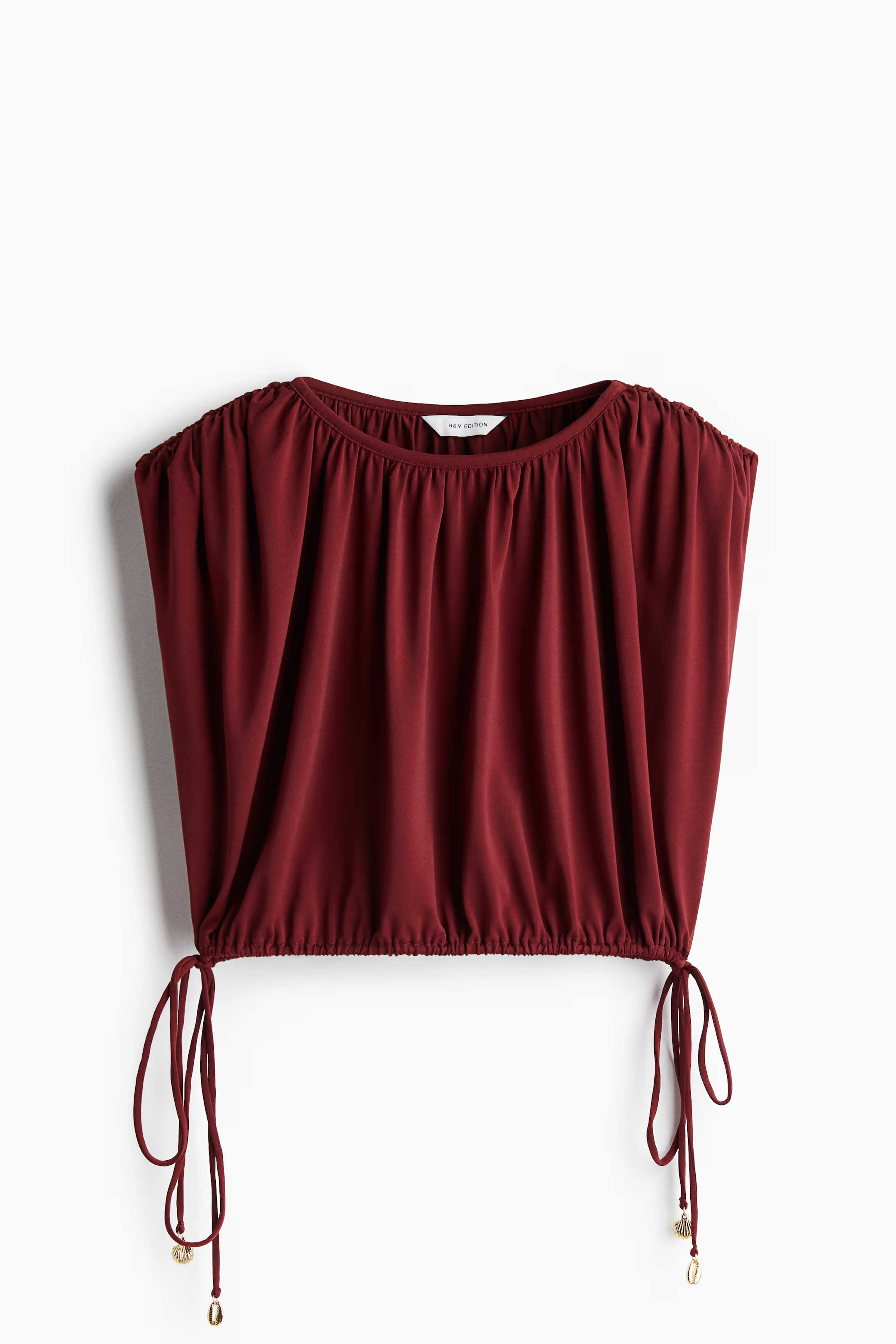 Pleated top | H&M (UK, MY, IN, SG, PH, TW, HK)