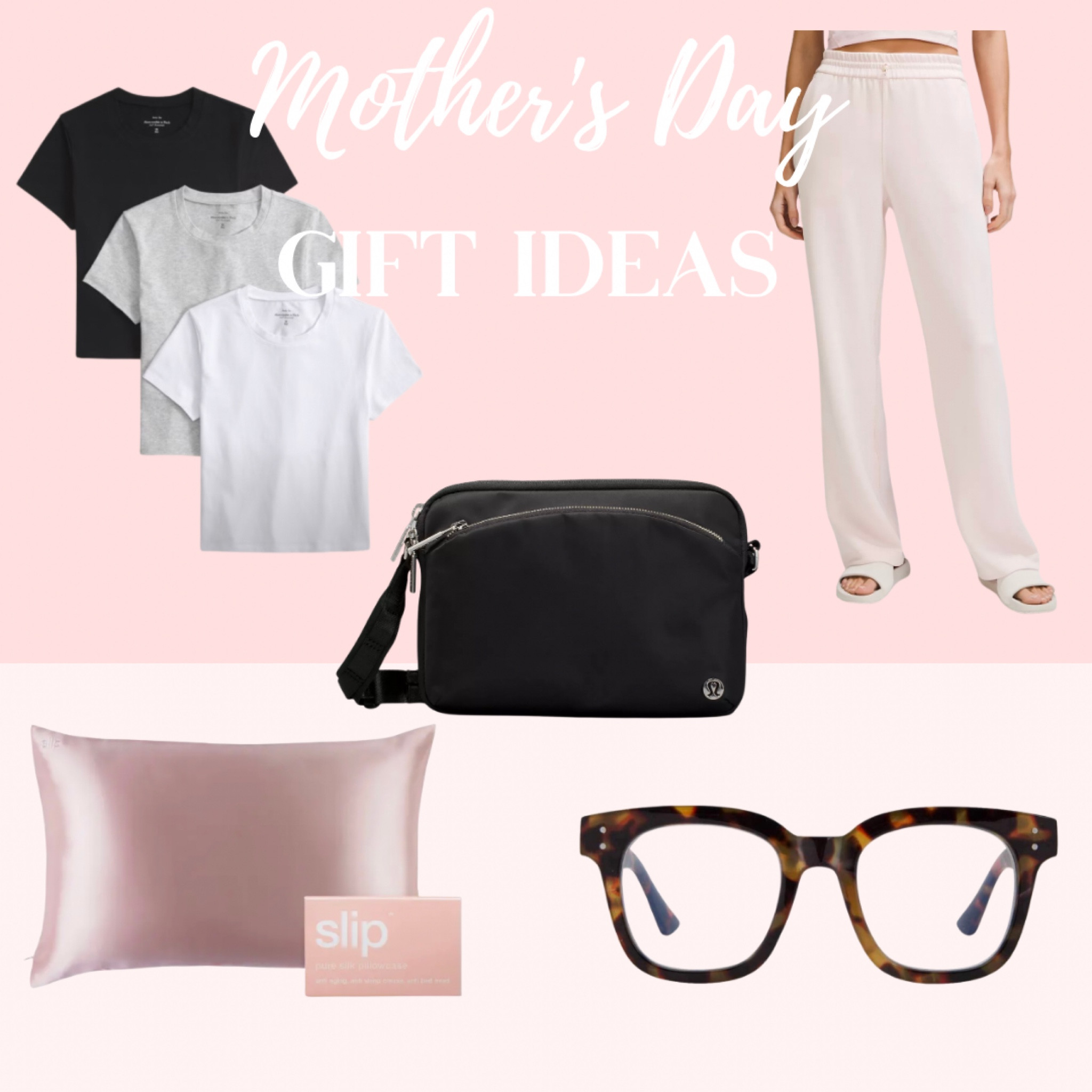 Mother’s Day Guide 

These baby tee shirts are the best they are the perfect length and I wear them every week! The soft streme pants are also the absolute best to lounge or run errands in. They are so comfy and flattering! 

Pillowcase helps hair health and to reduce fine lines as you sleep 😴 

#LTKGiftGuide 

#LTKSeasonal #LTKfamily
