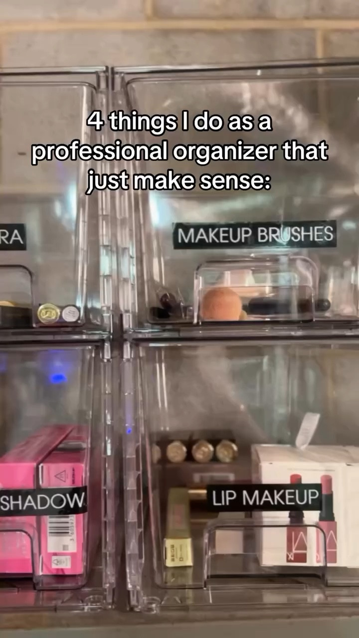 6 years of organizing has taught me this: 

🏡1. Label everything = avoids future confusion and makes it easier for other people in the home to maintain 

🏡2. Put lazy suzans under the sink so reaching for cleaning products is easy and visibility is high 

🏡3. Drawer organizers: to avoid random stuff from being thrown in there 

🏡4. Spice organizers: to make cooking easier and turn and eye sore into a luxury