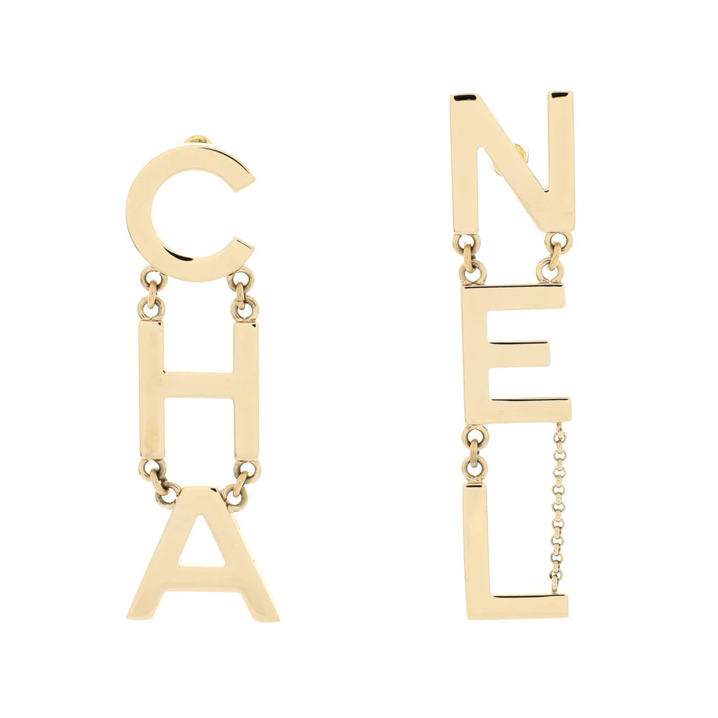 CHA-NEL Drop Earrings Metal | Rebag