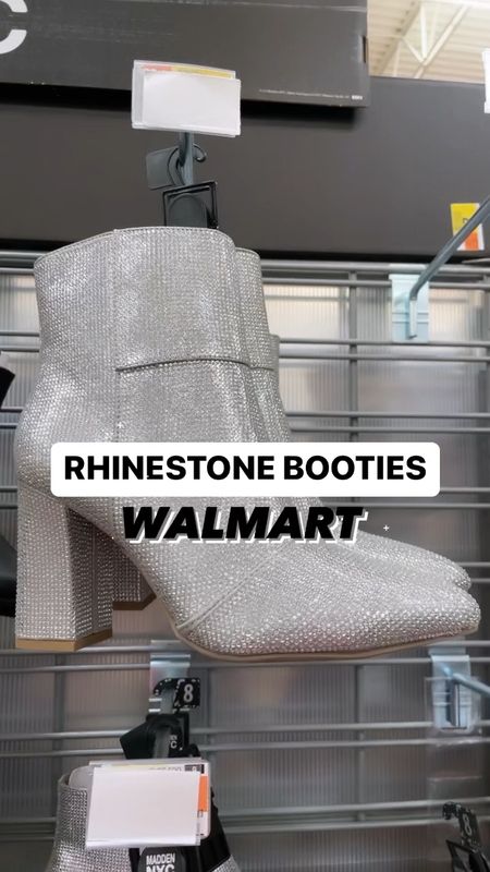 Rhinestone Pointed Toe Booties | Walmart 

#LTKSeasonal #LTKstyletip #LTKHoliday