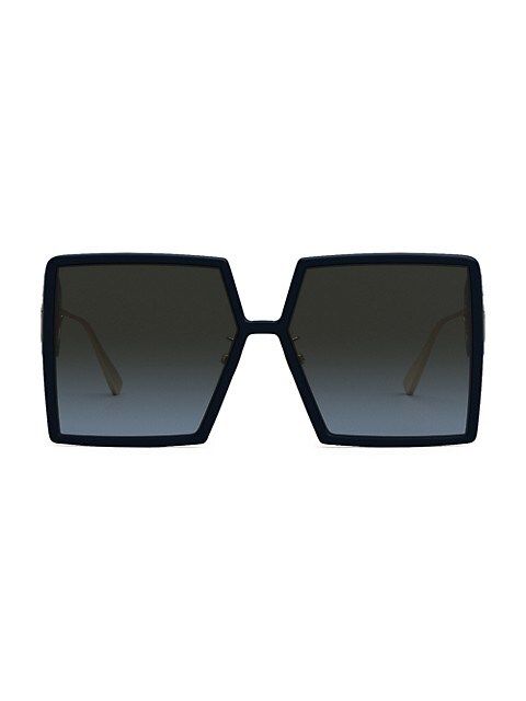 30 Montaigne 58MM Blue Square Sunglasses | Saks Fifth Avenue