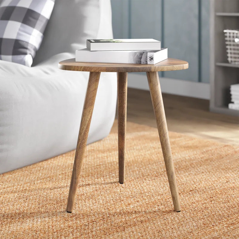 Baird Solid Wood 3-Leg End Table | Wayfair North America