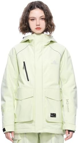 Ski Jacket Snowboard Coat Snow Winter Waterproof Insulated Windproof Baggy Warm Hooded Jacket for... | Amazon (US)