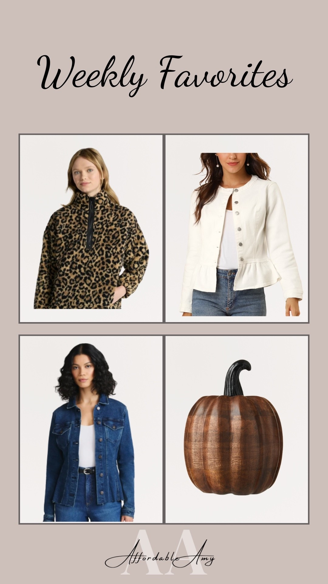 Your favorites this week.
