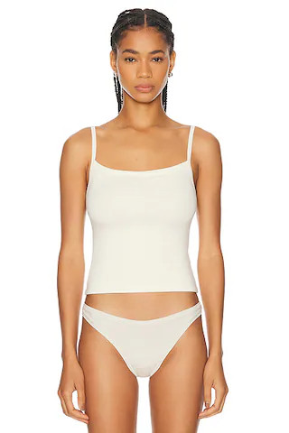Eterne 90's Tank Top in Ivory | FWRD | FWRD 