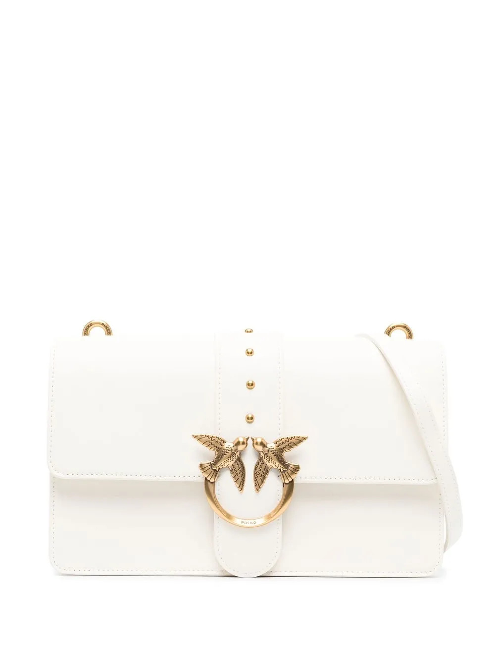 PINKO Borsa a Tracolla Love One Classic In Pelle  - Farfetch | Farfetch Global
