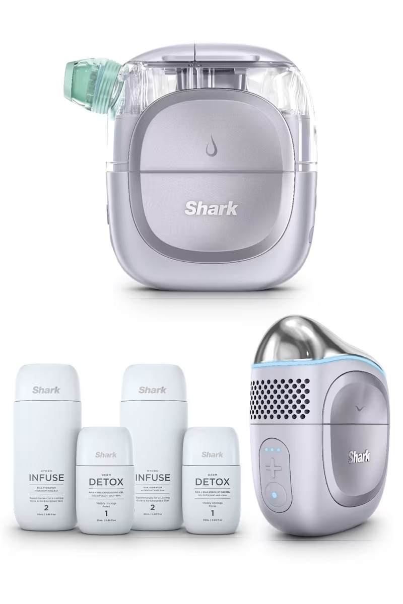 Shark™ FacialPro™ Glow At Home Hydro-Powered Facial System Bundle, Lilac | SharkNinja | Ninja Kitchen