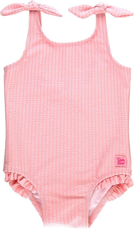 RuffleButts® Baby/Toddler Girls Ruffle Strap One Piece Swimsuit w/UPF 50+ Sun Protection | Amazon (US)